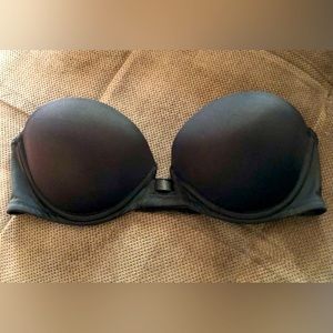 Adore me black strap less bra